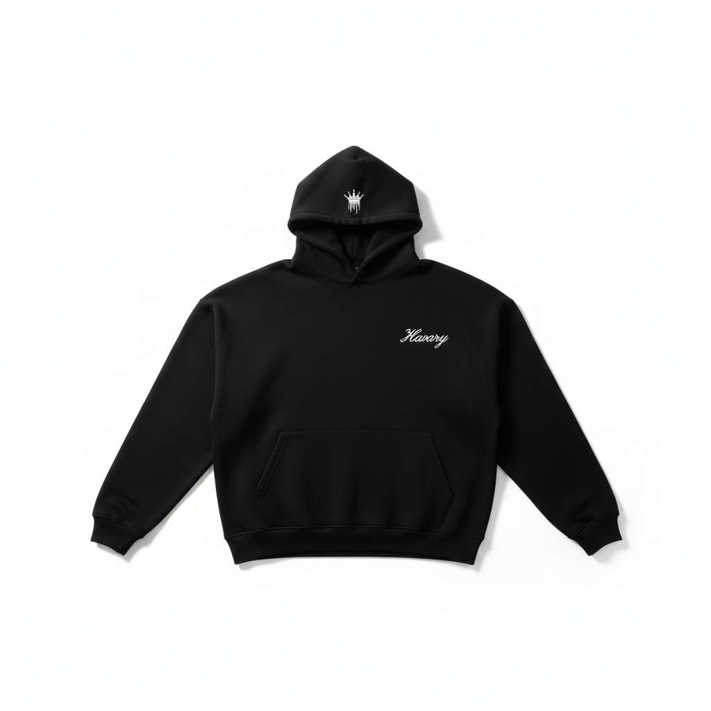 Hwary Black hoodie